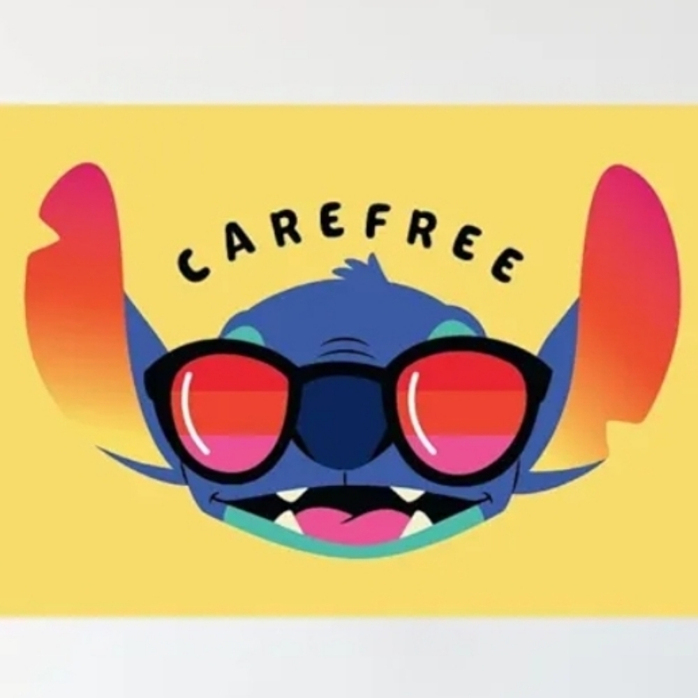 Trends International Disney Lilo and Stitch - Carefree Wall Poster